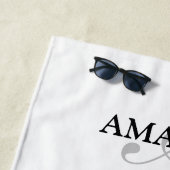 Girls-weekendtrip aangepast roze wijnthema strandlaken (In situ)