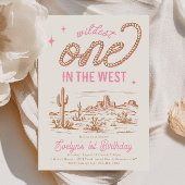 Girl's Wildest One in the West Uitnodiging