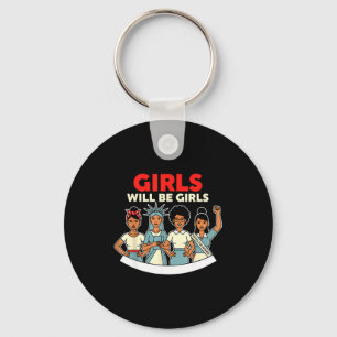 Girls Will Girls Vrouwengeschiedenis Feminisme His Sleutelhanger