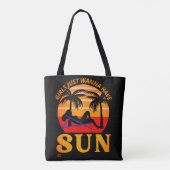 "GIRLS WILNA HEB SUN" grappige vakantie cadeau Tote Bag (Achterkant)