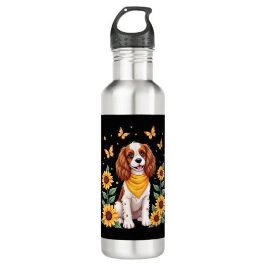 Girls Women Mom Cavalier King Charles Spaniel Dog  Waterfles (Voorkant)