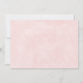 Girls Woodland Animals 1e verjaardag Uitnodiging (Achterkant)