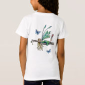 Girls Youth Fairy Butterfly T-Shirt (Achterkant)