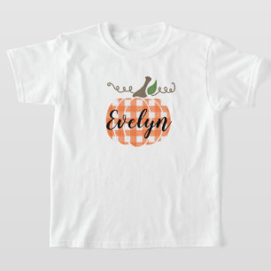 Girls Youth Waterverf Oranje Pset T-Shirt