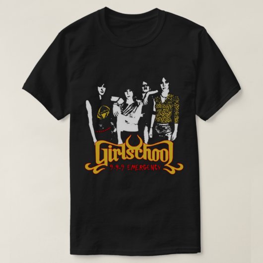 GIRLSCHOOL - BESTE VERKOPER Essential T-Shirt (Design voorkant)