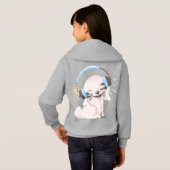 Girls'Hanes ComfortBlend® Hoodie (Achterkant volledig)