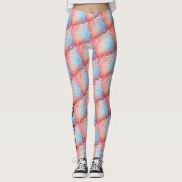 Girly Abstracte hartvorm Funky Y2K Yoga Leggings