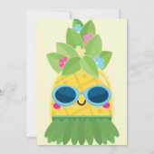 Girly Ananas Ms. Onederful Eerste Kaart (Achterkant)