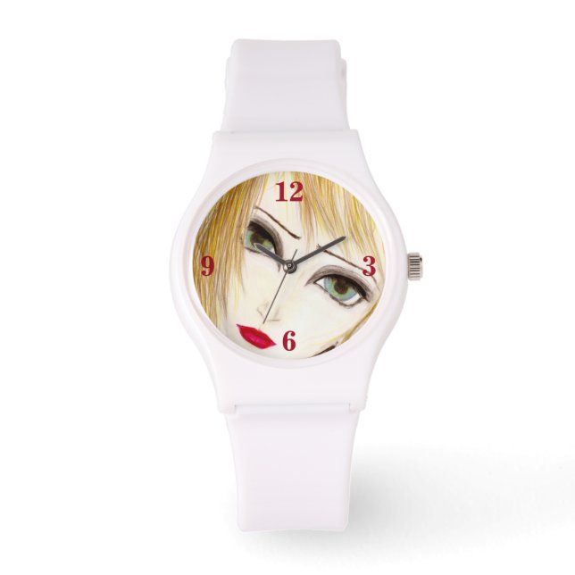 Girly Anime Original Horloge (Voorkant)