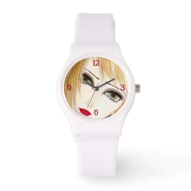 Girly Anime Original Watch Horloge (Voorkant)