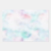 Girly Aqua Blush Pink Gold Leopard Print Inpakpapier Vel (Voorkant 2)