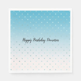 Girly Aqua Glam Dots             Servet