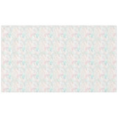 Girly Aqua Gold Pink Leopard Print Tafelkleed (Voorkant (Horizontaal))