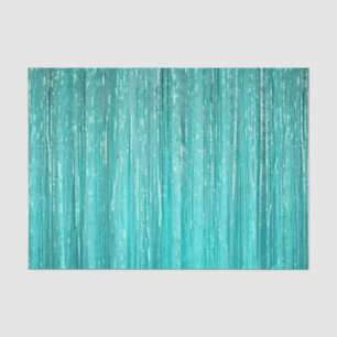Girly Aqua Mint Glam Tinsel Stripes Tissuepapier