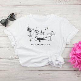 Girly Babe Squad vrijgezellenfeest T-shirt