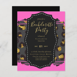 Girly Bachelorette Glam Animal Prints