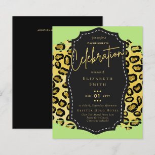 Girly Bachelorette Glam Animal Prints