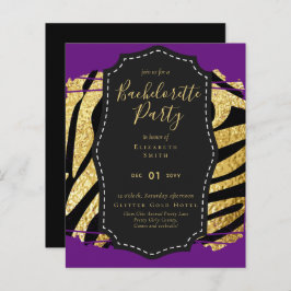 Girly Bachelorette Glam Animal Prints