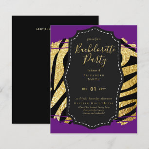 Girly Bachelorette Glam Animal Prints