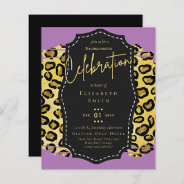 Girly Bachelorette Glam Animal Prints