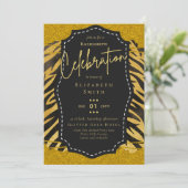 Girly Bachelorette Glam Animal Prints Kaart (Staand voorkant)