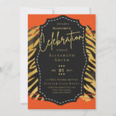  Girly Bachelorette Glam Animal Prints Kaart (Voorkant)