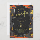  Girly Bachelorette Glam Animal Prints Kaart (Voorkant)