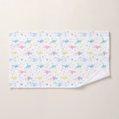Girly Ballerina Dancer - Ballet Pattern Bad Handdoek (Handdoek)