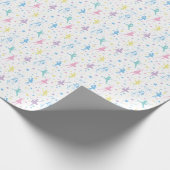 Girly Ballerina Dancer - Ballet Pattern Cadeaupapier (Hoek)