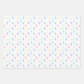 Girly Ballerina Dancer - Ballet Pattern Inpakpapier Vel (Voorkant 2)