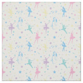 Girly Ballerina Dancer - Ballet Pattern Stof (Swatch)