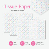 Girly Ballerina Dancer - Ballet Pattern Tissuepapier