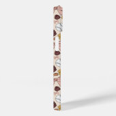 Girly Baseball Bow Pattern Phone Case (Achterkant / Rechts)