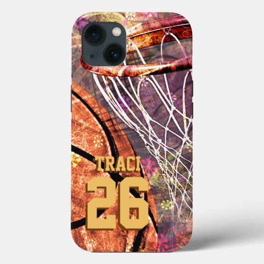 Girly Basketball Case-Mate iPhone Case (Achterkant)