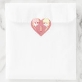 Girly BFF Karaoke Love Heart Hart Sticker (Tas)
