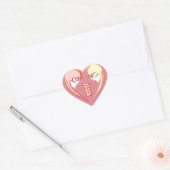 Girly BFF Karaoke Love Heart Hart Sticker (Envelop)