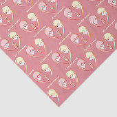 Girly BFF Karaoke Love Heart Tissuepapier (Detail)