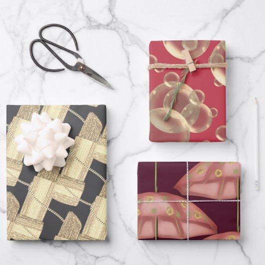 Girly bij elke gelegenheid inpakpapier vel (Voorkant)