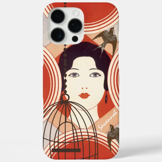 Girly Birdcage Love Bird Case-Mate iPhone Case (Achterkant)