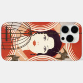 Girly Birdcage Love Bird Case-Mate iPhone Case (Achterkant (horizontaal))