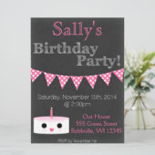 Girly Birthday-kaart Kaart (Staand voorkant)