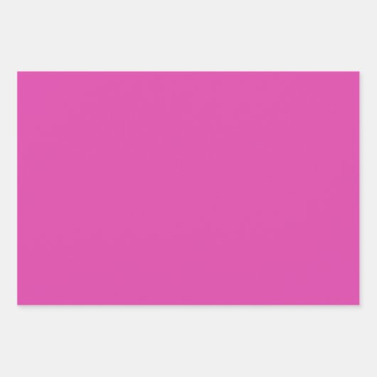 Girly Black Fuchsia Stripes en Flower Inpakpapier Vel (Voorkant 2)