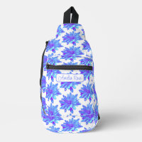  girly blauw paarse bloem