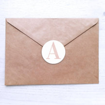 Girly Bleek Roos Gold Glitter Monogram A