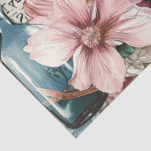 Girly Bloemenkrant Ephemera Collage Tissuepapier (Detail)