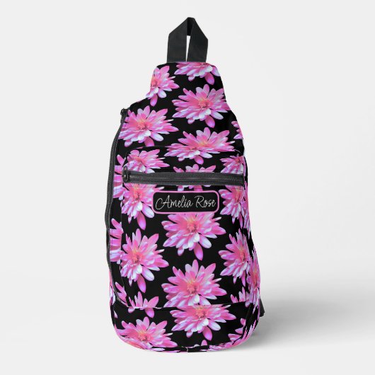  girly bloemmotief schattige daisy sling bag (Voorkant)