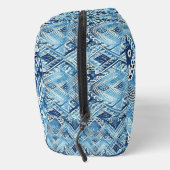 Girly Blue Navy Tribal Bohemian Abstract Toilettasje (Rechts)