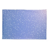 Girly Blue Pink Space Sterren Astrologie Kussensloop (Achterkant-Links)