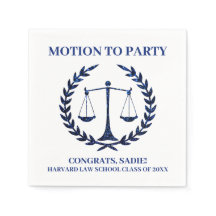 Girly Blue Sparkle Law School Afstuderen