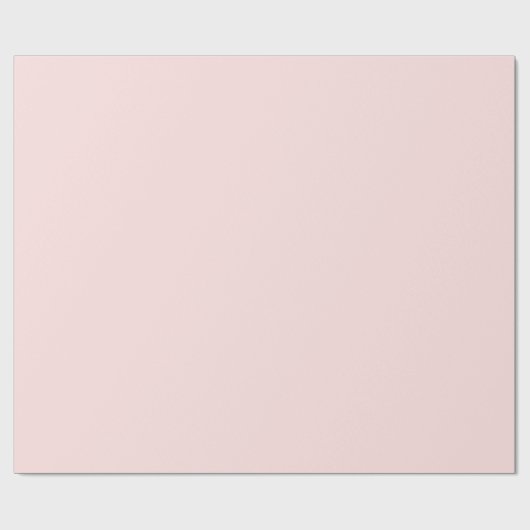 Girly Blush Pink Cadeaupapier (Vlak)
